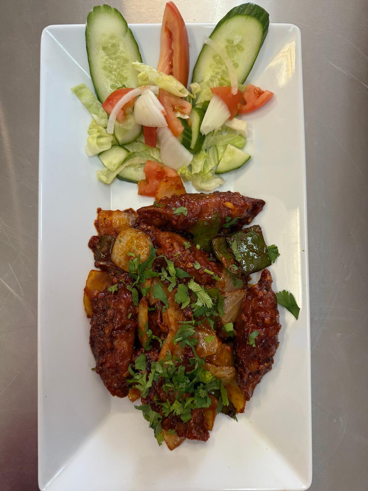 Chilli Chicken Dumpling